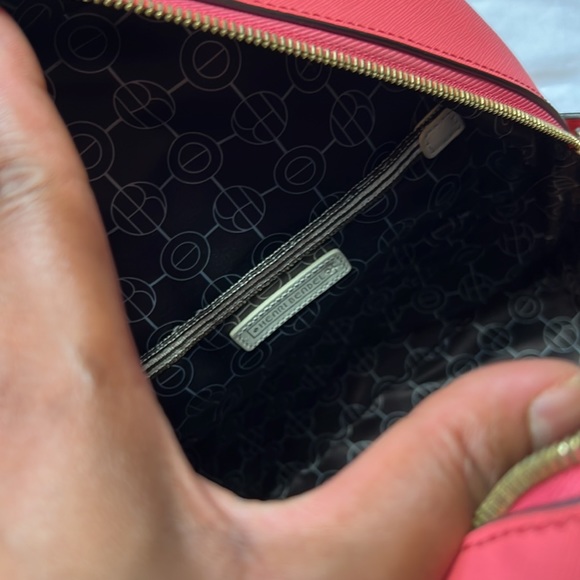 Henri bendel women backpack  with dust bag pink leather used - Picture 9 of 16